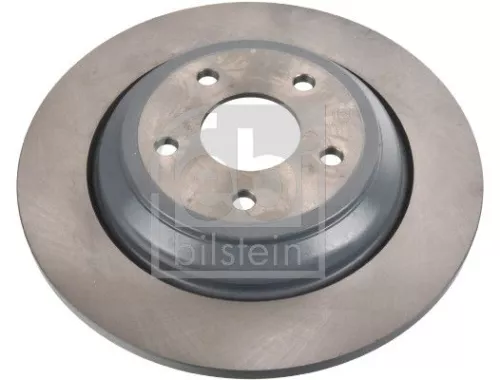 2x Febi Rear Solid Brake Disc For Ford Focus Kuga