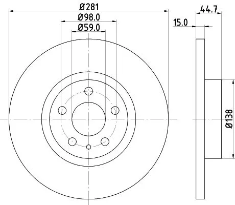 MINTEX MINTEX MDC983 1x MINTEX MDC983 Brake Disc 