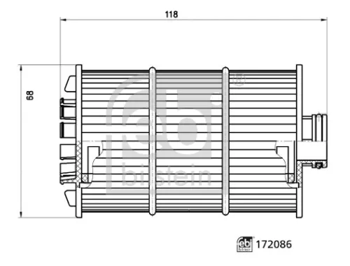 FEBI BILSTEIN FEBI BILSTEIN 172086 Febi Oil Filter For Audi Bentley A6 A7 A8 Continental 