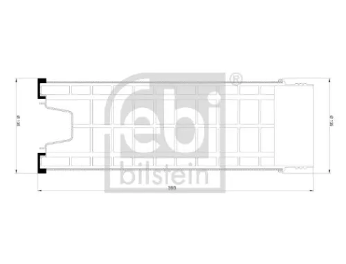 FEBI BILSTEIN FEBI BILSTEIN 172451 Febi Bilstein Air Filter For King Long Man Hocl Lion S Intercity Lion´s City Lio 