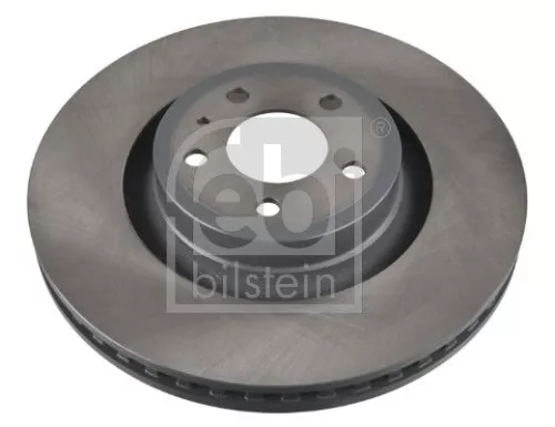 2x Febi Front Internally Vented Brake Disc For Ford Usa Mustang