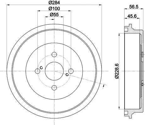 MINTEX MINTEX MBD380 1x MINTEX MBD380 Brake Drum 