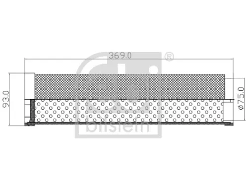 FEBI BILSTEIN FEBI BILSTEIN 173532 Febi Bilstein Air Filter For Mercedes-benz Of Touro (O 500) 