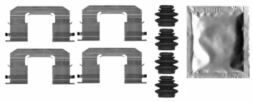 MINTEX MINTEX MBA0006 1x Accessory Kit, disc brake pad 