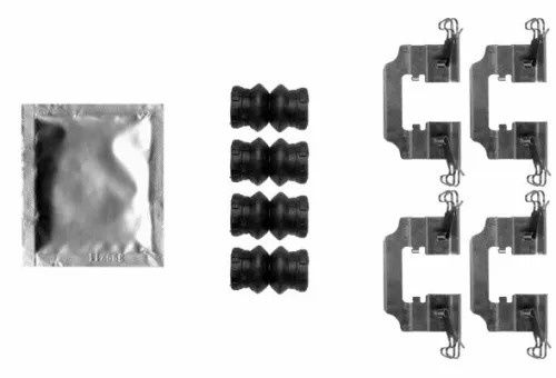 MINTEX MINTEX MBA0008 1x Accessory Kit, disc brake pad 