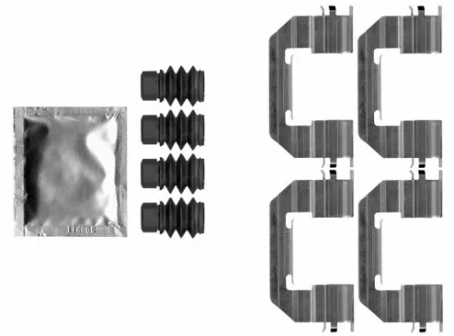 MINTEX MINTEX MBA0011 1x Accessory Kit, disc brake pad 