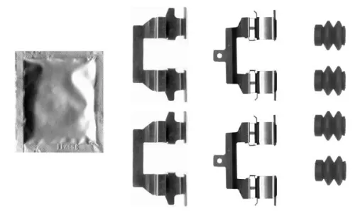 MINTEX MINTEX MBA0026 1x Accessory Kit, disc brake pad 