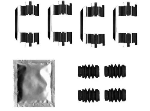 MINTEX MINTEX MBA0035 1x Accessory Kit, disc brake pad 