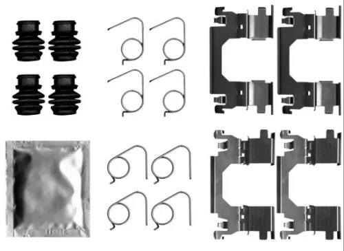 MINTEX MINTEX MBA0053 1x Accessory Kit, disc brake pad 