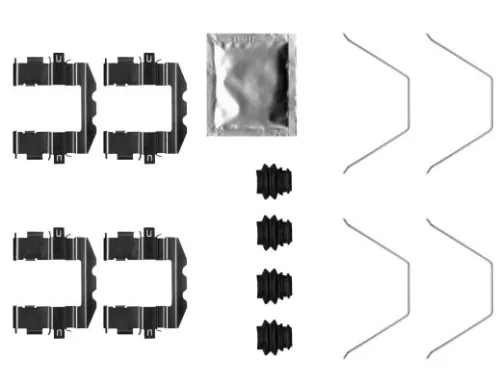 MINTEX MINTEX MBA0057 1x Accessory Kit, disc brake pad 