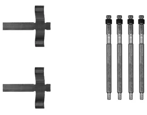 MINTEX MINTEX MBA0059 1x Accessory Kit, parking brake shoes 