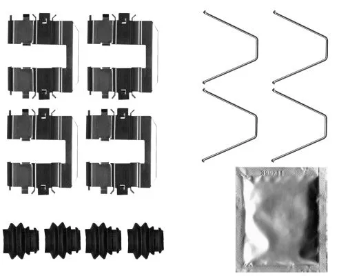 MINTEX MINTEX MBA0060 1x Accessory Kit, disc brake pad 