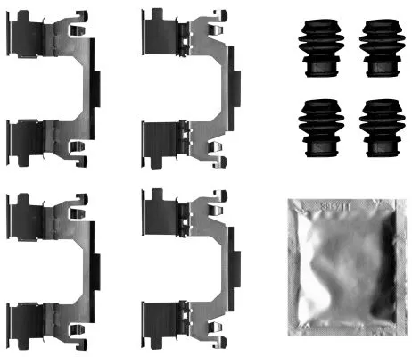 MINTEX MINTEX MBA0061 1x Accessory Kit, disc brake pad 