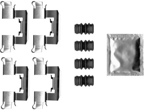MINTEX MINTEX MBA0062 1x Accessory Kit, disc brake pad 