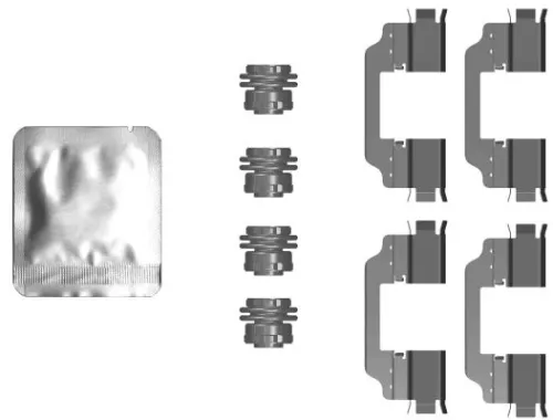MINTEX MINTEX MBA0101 1x Accessory Kit, disc brake pad 