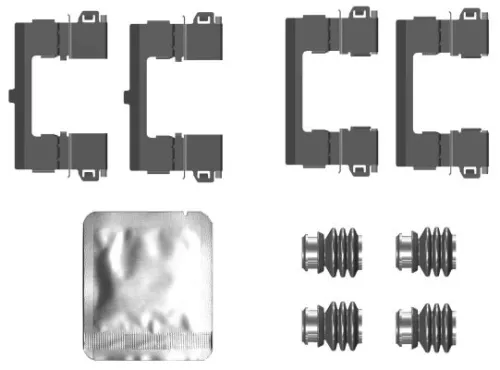 MINTEX MINTEX MBA0112 1x Accessory Kit, disc brake pad 