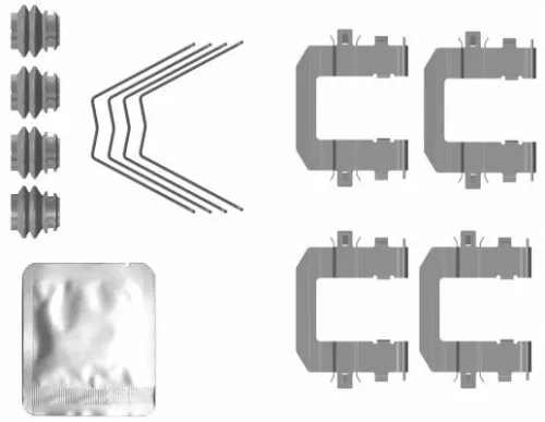 MINTEX MINTEX MBA0131 1x Accessory Kit, disc brake pad 