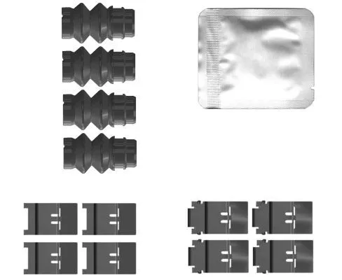 MINTEX MINTEX MBA0152 1x Accessory Kit, disc brake pad 