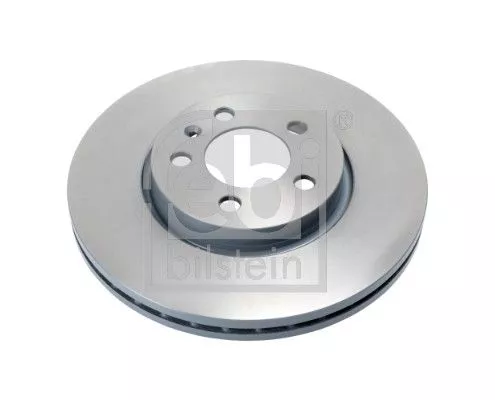 2x Febi Front Internally Vented Brake Disc For Audi Seat Skoda Vw A1 A1 Al