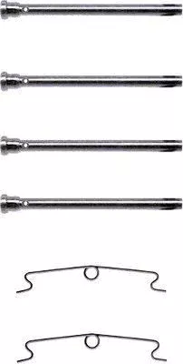 1x Accessory Kit, disc brake pad