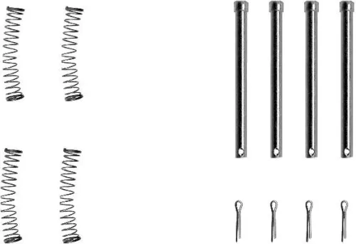 1x Accessory Kit, disc brake pad