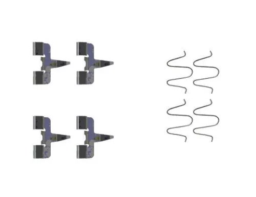 MINTEX MINTEX MBA1207 1x Accessory Kit, disc brake pad 