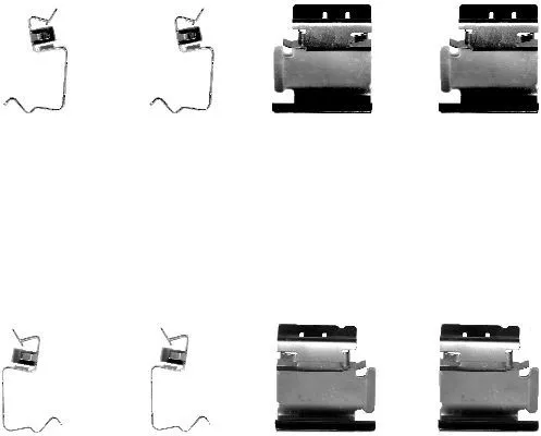 MINTEX MINTEX MBA1218 1x Accessory Kit, disc brake pad 