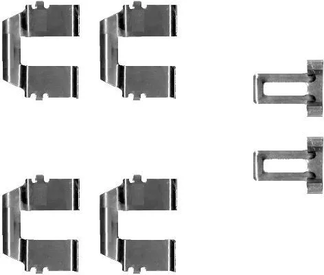 MINTEX MINTEX MBA1233 1x Accessory Kit, disc brake pad 