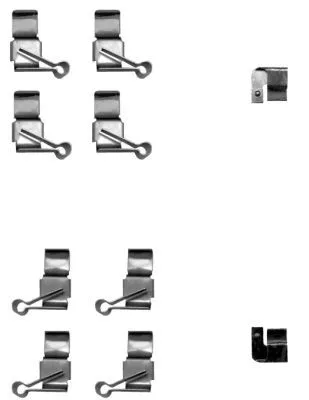 MINTEX MINTEX MBA1238 1x Accessory Kit, disc brake pad 