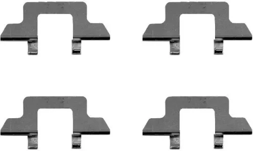 1x Accessory Kit, disc brake pad