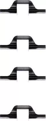 MINTEX MINTEX MBA1263 1x Accessory Kit, disc brake pad 