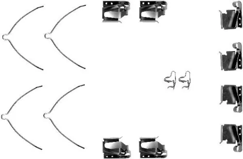 MINTEX MINTEX MBA1268 1x Accessory Kit, disc brake pad 