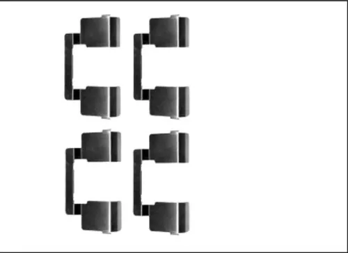 MINTEX MINTEX MBA1609 1x Accessory Kit, disc brake pad 