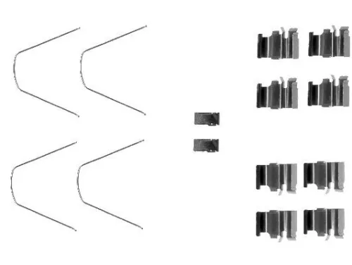 MINTEX MINTEX MBA1651 1x Accessory Kit, disc brake pad 