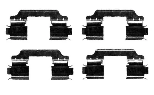 MINTEX MINTEX MBA1654 1x Accessory Kit, disc brake pad 