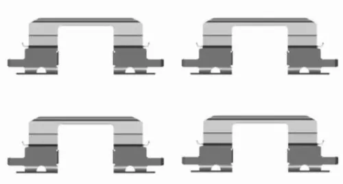 MINTEX MINTEX MBA1672 1x Accessory Kit, disc brake pad 