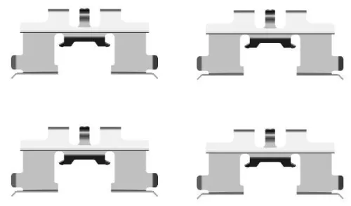 MINTEX MINTEX MBA1677 1x Accessory Kit, disc brake pad 