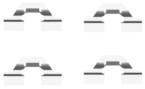 MINTEX MINTEX MBA1684 1x Accessory Kit, disc brake pad 