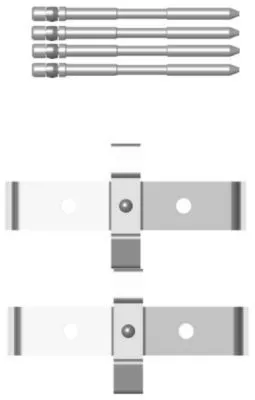 MINTEX MINTEX MBA1694 1x Accessory Kit, disc brake pad 