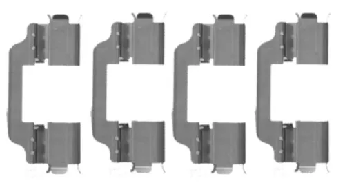 1x Accessory Kit, disc brake pad