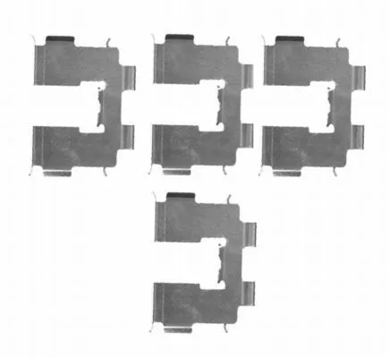 MINTEX MINTEX MBA1717 1x Accessory Kit, disc brake pad 