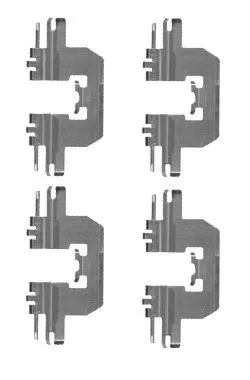 MINTEX MINTEX MBA1724 1x Accessory Kit, disc brake pad 