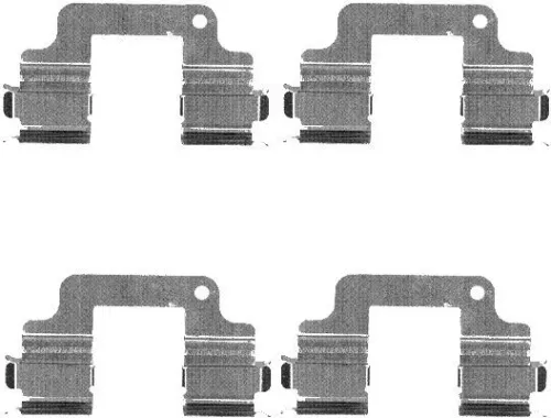 MINTEX MINTEX MBA1740 1x Accessory Kit, disc brake pad 