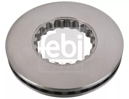 2x Febi Front Rear Internally Vented Brake Disc For Volvo Fh Fh Ii Fh Iii 