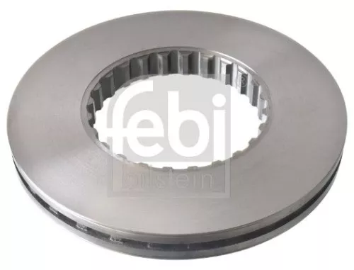 2x Febi Front Rear Internally Vented Brake Disc For Volvo 7300 7700 7900 8