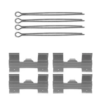1x Accessory Kit, disc brake pad