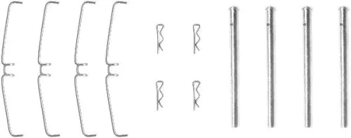 1x Accessory Kit, disc brake pad