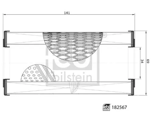 FEBI BILSTEIN FEBI BILSTEIN 182567 Febi Oil Filter 