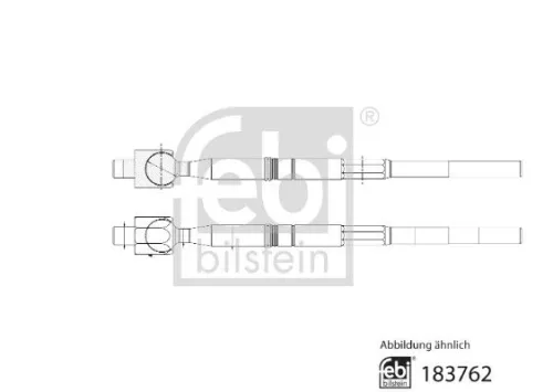 Febi Front Left Or Right Inner Tie Rod For Toyota Rav 4