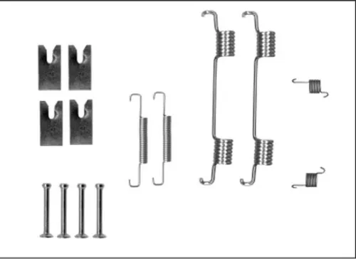 MINTEX MINTEX MBA23 1x Accessory Kit, parking brake shoes 